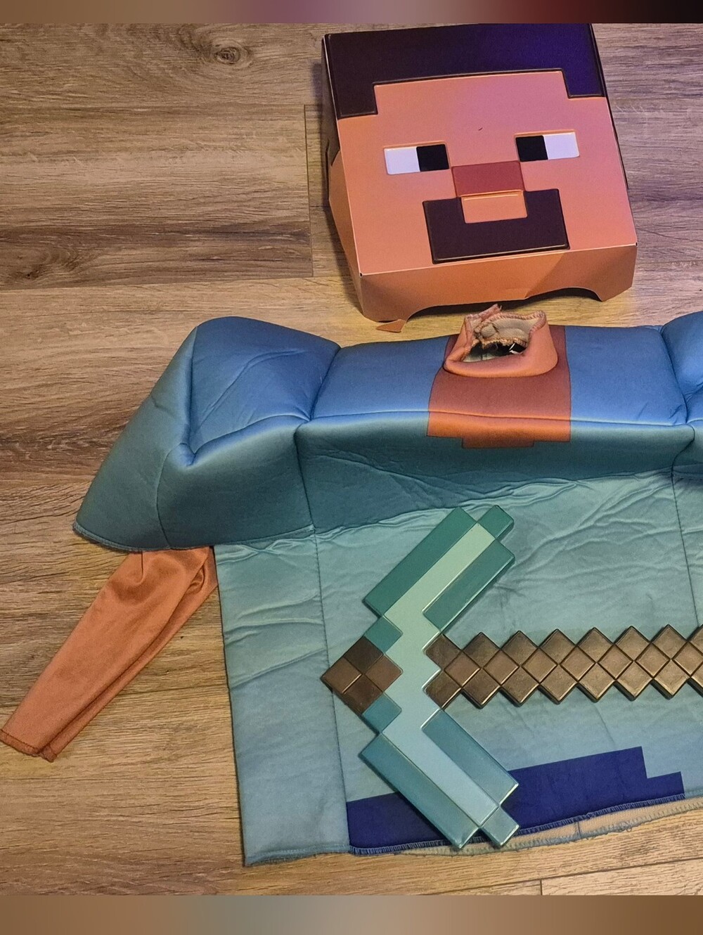 Minecraft Steve Kids Costume 4/6